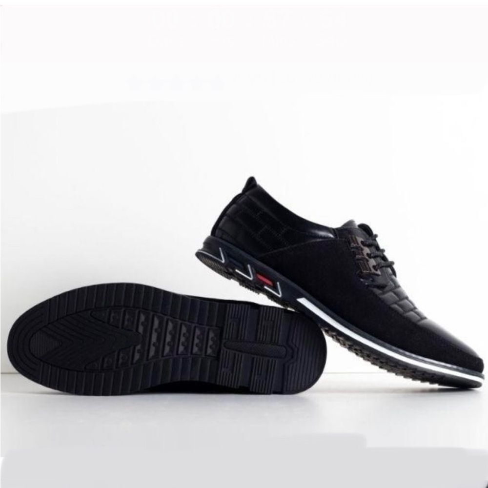GATSBY SHOES Men’s Orthopedic oxford derby black leather dress shoes Sz 11